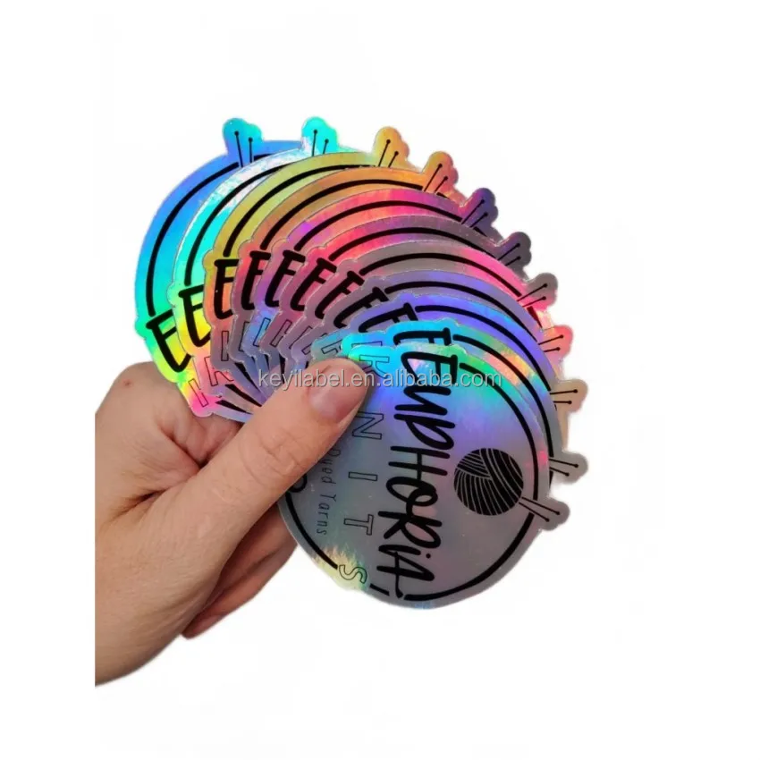 KYW diy decoration keyboard stickers hologram removable laptop stickers car decoration vinyl sticker