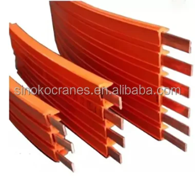 Sinokocranes Brand Seamless Electrical Busbar Isolated Conductor Rail For Overhead Crane