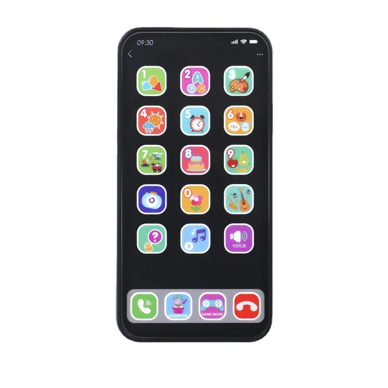Музыкальный телефон пластиковый мобильный телефон игрушка Дети Обучение для детей