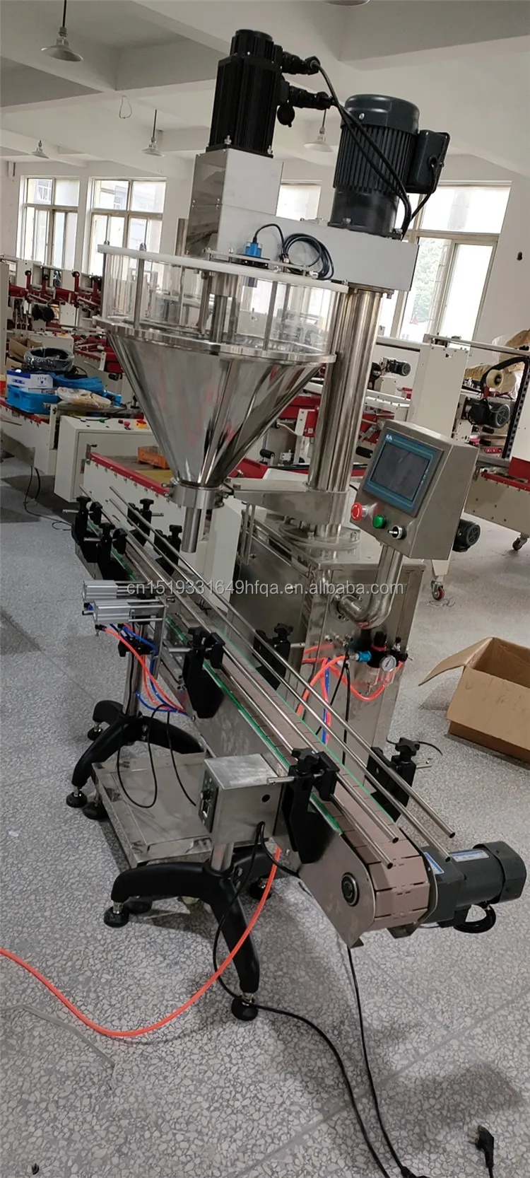 automatic talcum powder filling machine 	 dubai detergent powder filling machine multifunction 2022 6 practical