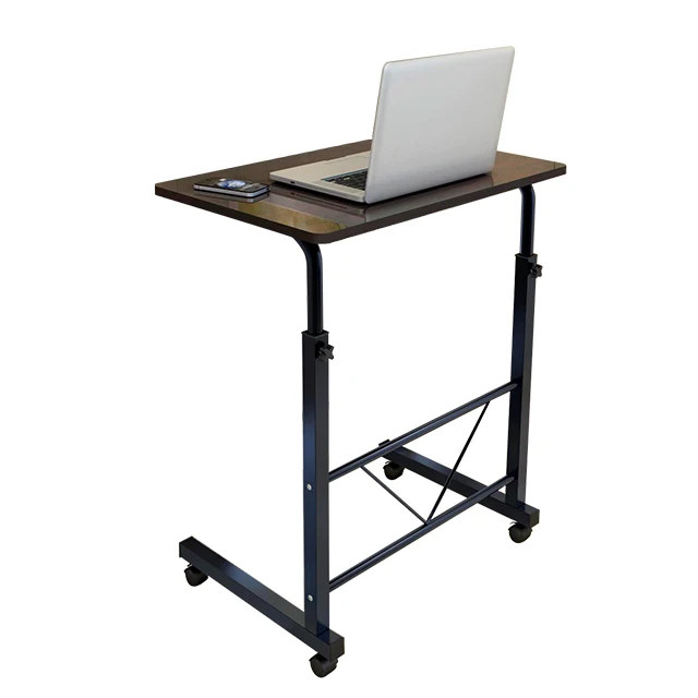 Простой дизайн складное кресло для отдыха складной регулируемый ноутбук регулируемый по высоте передвижной компьютерный стол для кровати