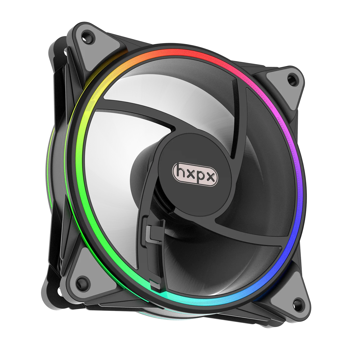 OEM Custom 4 Apertures F- FA12 ARGB Fan PcPWM 4PIN CPU Cooling Fan  light circle MB Sync Control LED Case Fans lil heatstick