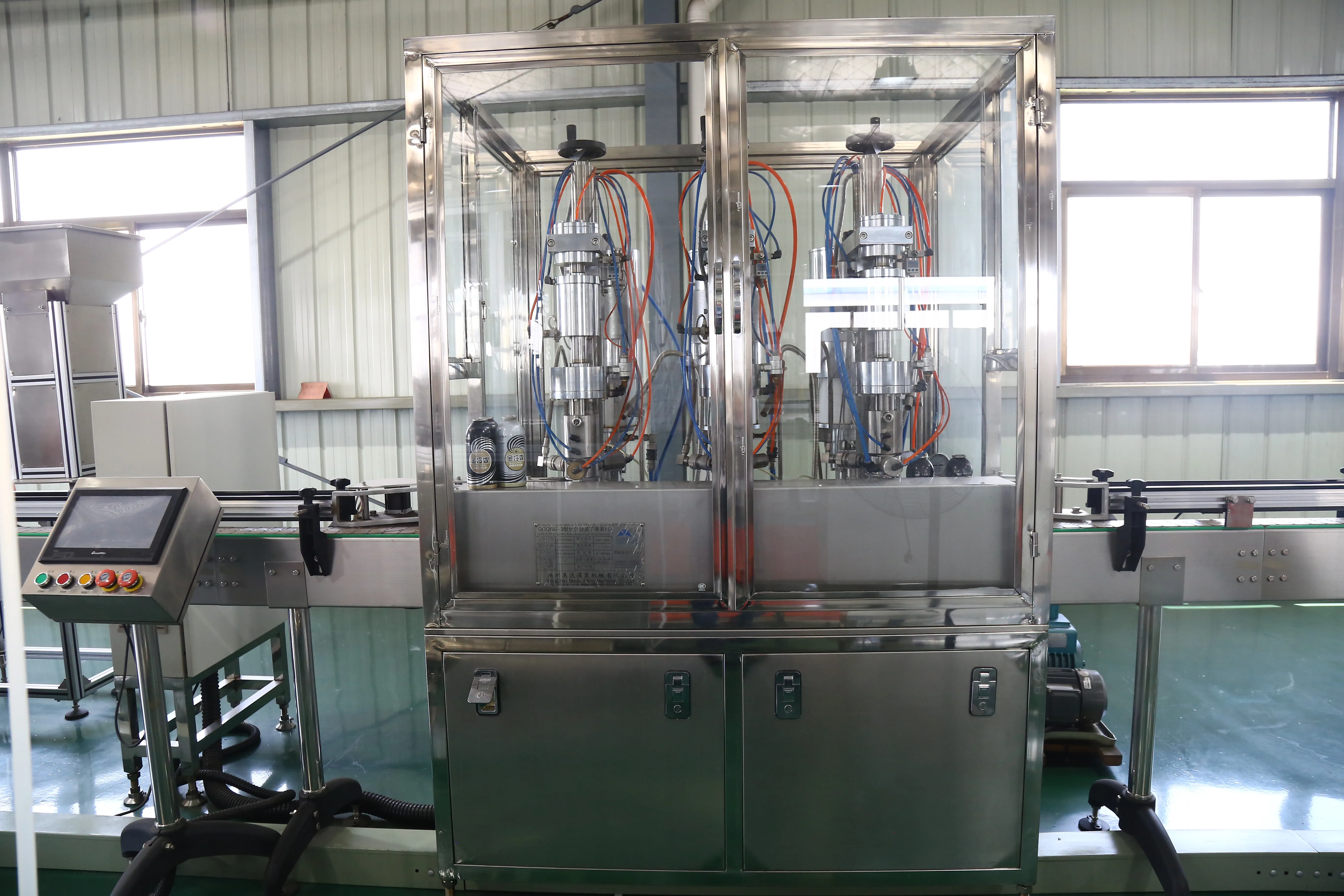 automatic Under Cap Vacuum Refrigerant Freon R134a Aerosol filling machine