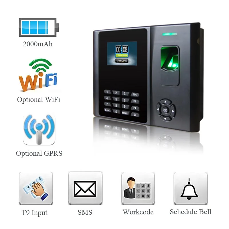 HF-Bio880 Fingerprint Timekeeper ID Card Attendance Machine With WIFI