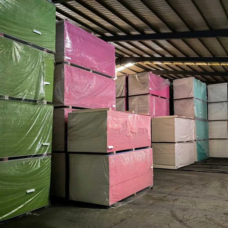 Finishing Material Gypsum Board 12mm Water Resistant Gypsum Board Cheap Drywall Panels