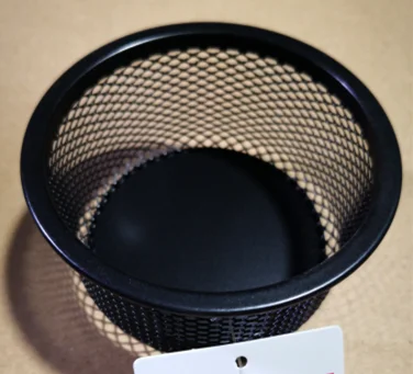 
Hot Design Fashion Desk Organizer Stackable Metal Wire Mesh Paperclips Holder 