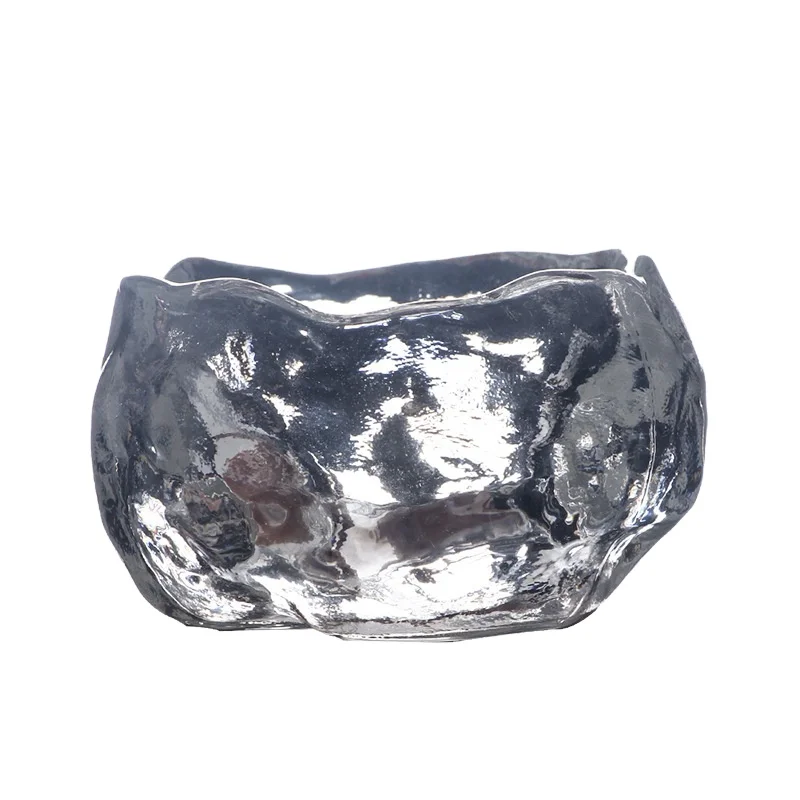 Chuxue Glazed Tea Glass Creative Chinese Style Master Cup Small Style Rice Wine Warming Utensils Irregularly Thickened Shangshen