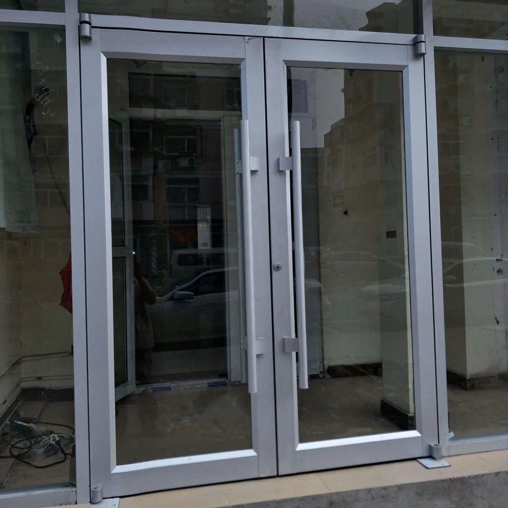New Design Aluminum KFC Door for Commercial Main Entrance