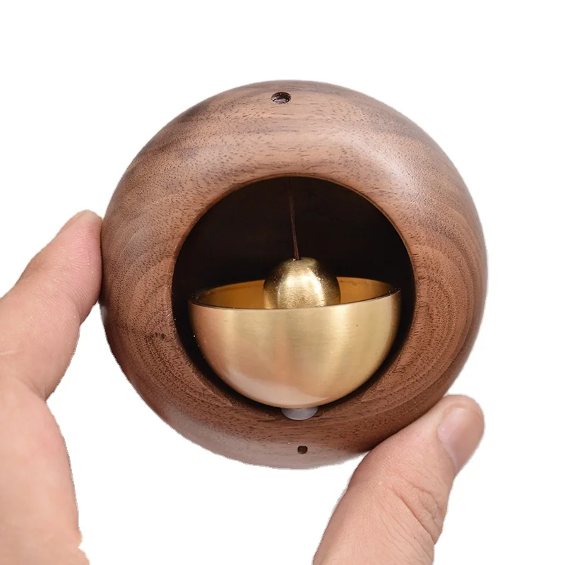 RTS Hot Selling Factory Supply Japanese Style Magnetic Suction Wooden Crafts Creative Wind Chime Wind Bell