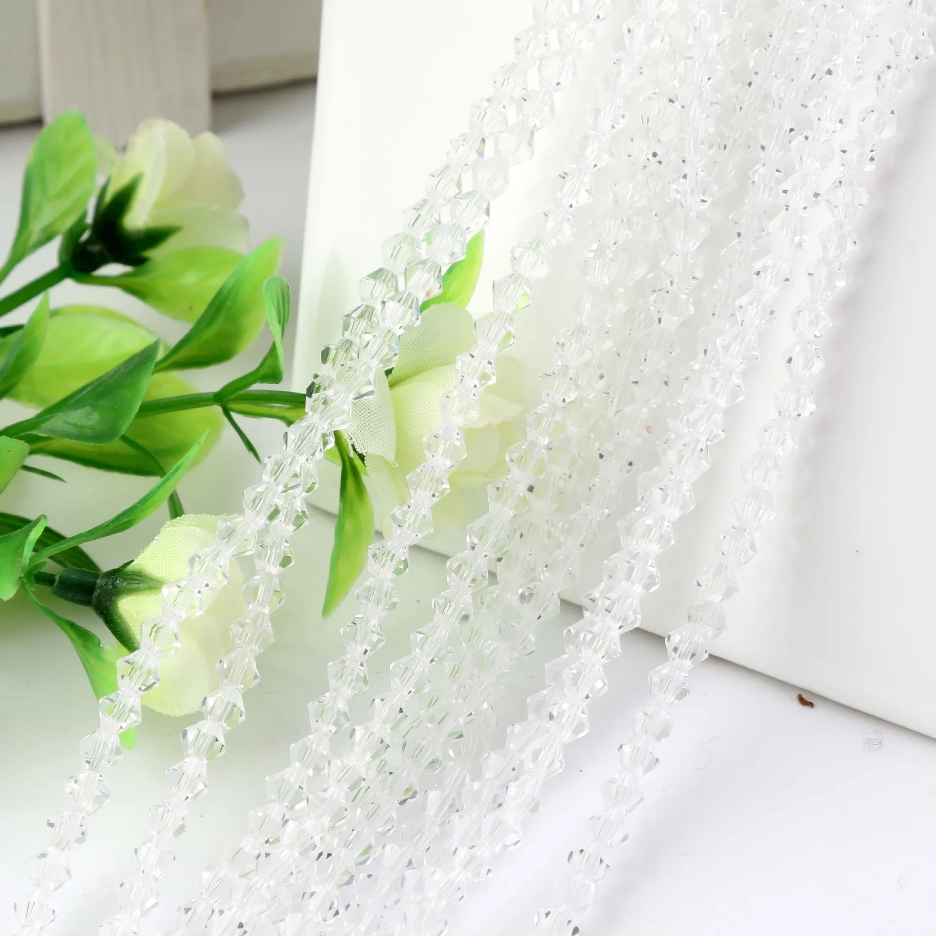 Cheap Rondelle Crystal Beads Wholesale/faceted crystal rondelle glass beads factory/Glass Beads Loose Round Beads For Jewelry