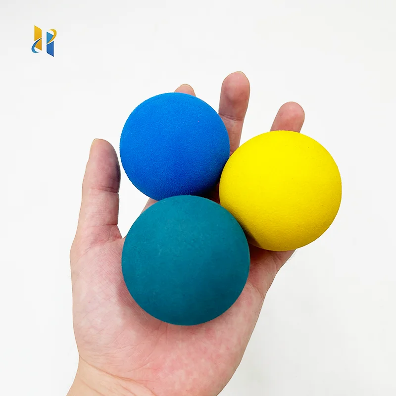 HYH Wholesale Directly Custom Colored Foam Ball Soft Toy Antenna Eva Foam Ball