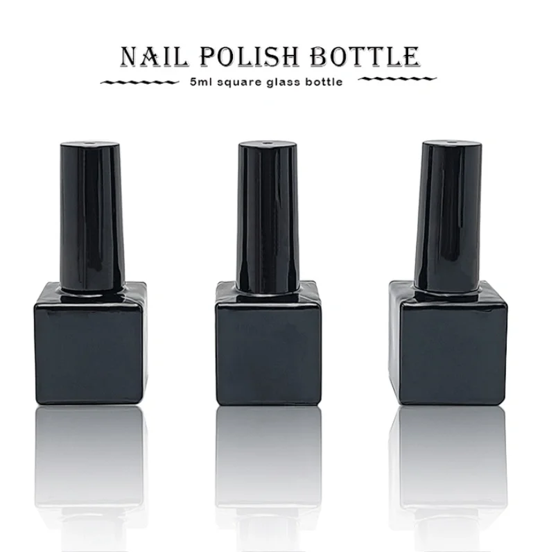 Wholesale Empty 5ml 10ml 15ml  Uv Gel Nail Polish Bottle Transparent Nail Polish Bottle 15ml Clear Nail Polish Bottle