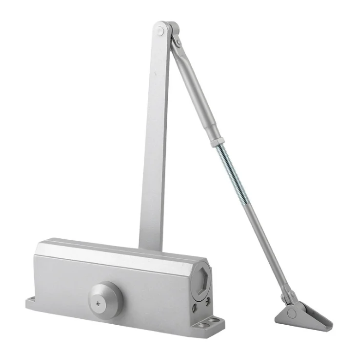Automatic door closers Aluminium Body Adjustable Closing Latching Speed Hidden door closer for 40-65kg door