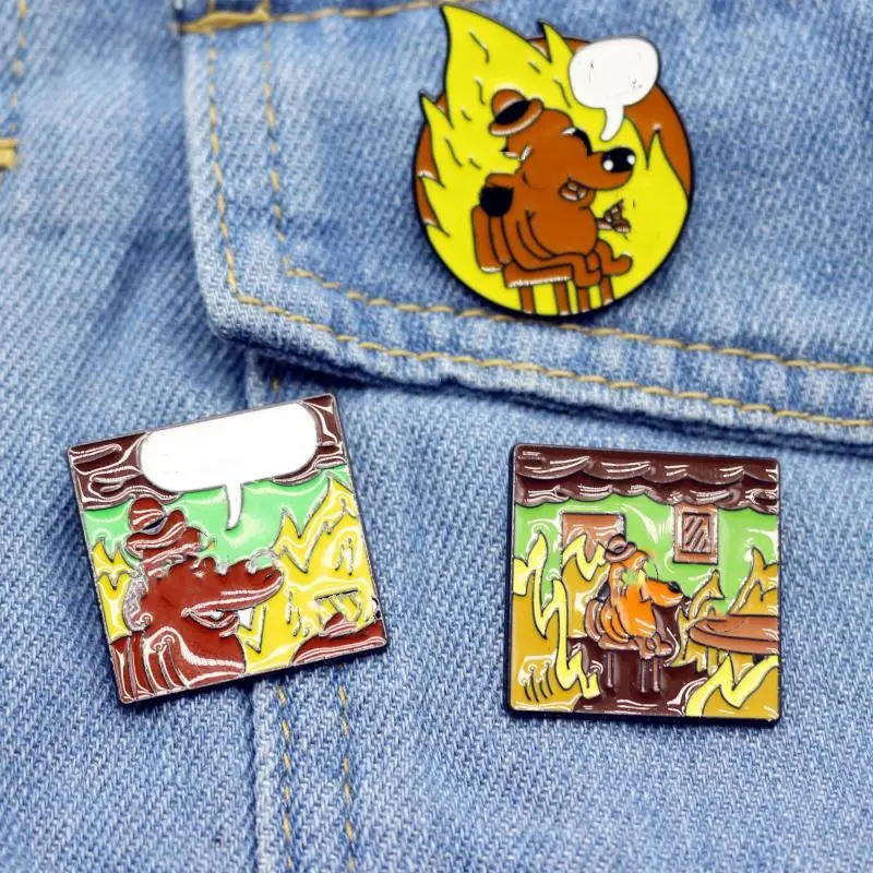 Wsnbwye tassel brooch Gift Anime Fan DIY enamel pins hard enamel cartoon pin custom pins for hats