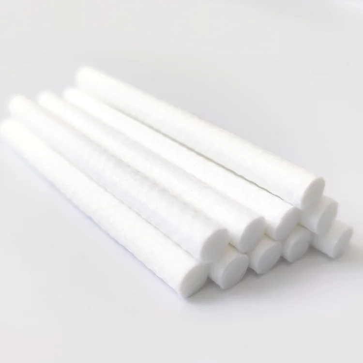 5mm 6mm 6.5 mm 7mm 8mm Custom Size Air Freshener White Fiber Cotton Wick Absorb Filter Fiber Wick