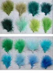 RT148 Bleached Dyed olored Decoration Ostrich Feathers