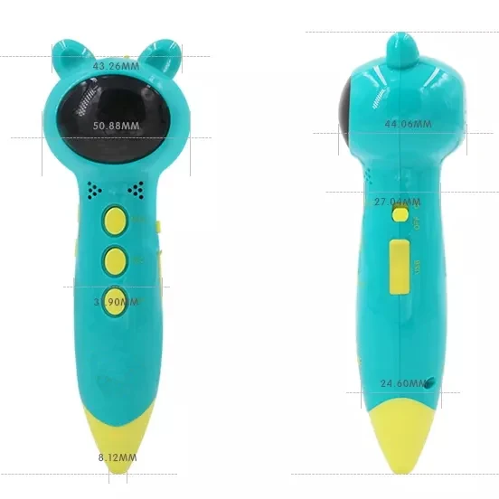 ODM English interactive Sound book Educational flash cards Kids Smart Electronic Talking Pen Learning Machine for babies sticker