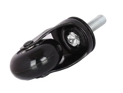 2 дюйма Черный колёса из полиуретана для роликовых коньков колесики 50 мм Ювелирные наборы с маленьким мебельный ролик