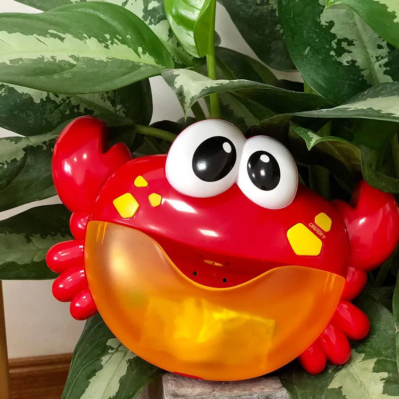 Cute Cartoon Animals Frog Crab Bubble Bath Toys Music Play Automatic Foam Soap Bubble Bath Brinquedos