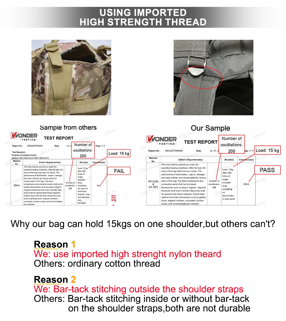 Hot 45L Water Resistant Custom logo OEM nylon Tactical Backpack Hiking fitness Backpack For Outdoor Sports Bag