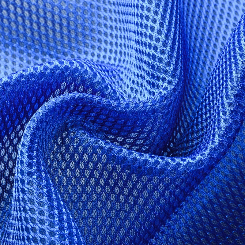 Переработанная 230 г ТОЛСТАЯ сэндвич-ткань 3d из 100% полиэстера, сетчатая ткань