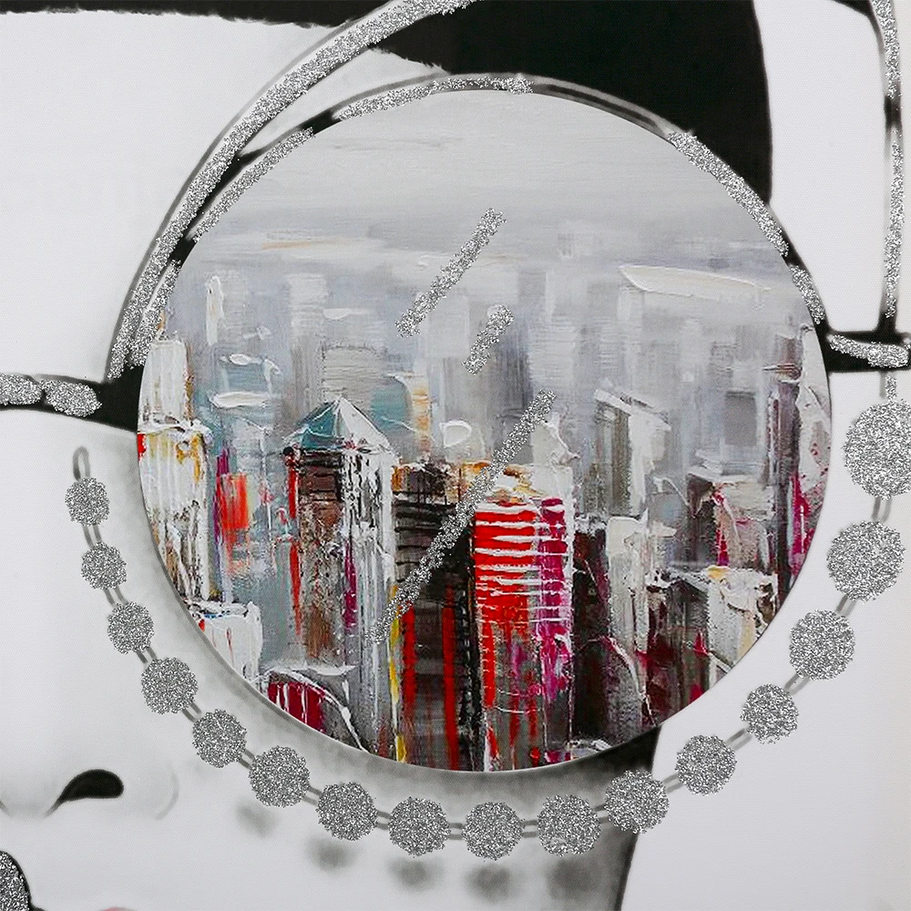 
Fashion wood float square stretched canvas art frame 