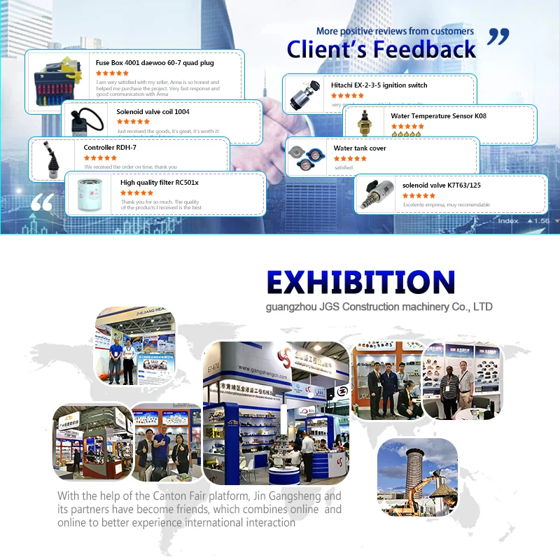 Factory Price Excavators Electric Spare Parts Hydraulic Solenoid Valve Spool for Volvo/SDLG Diameter 20mm