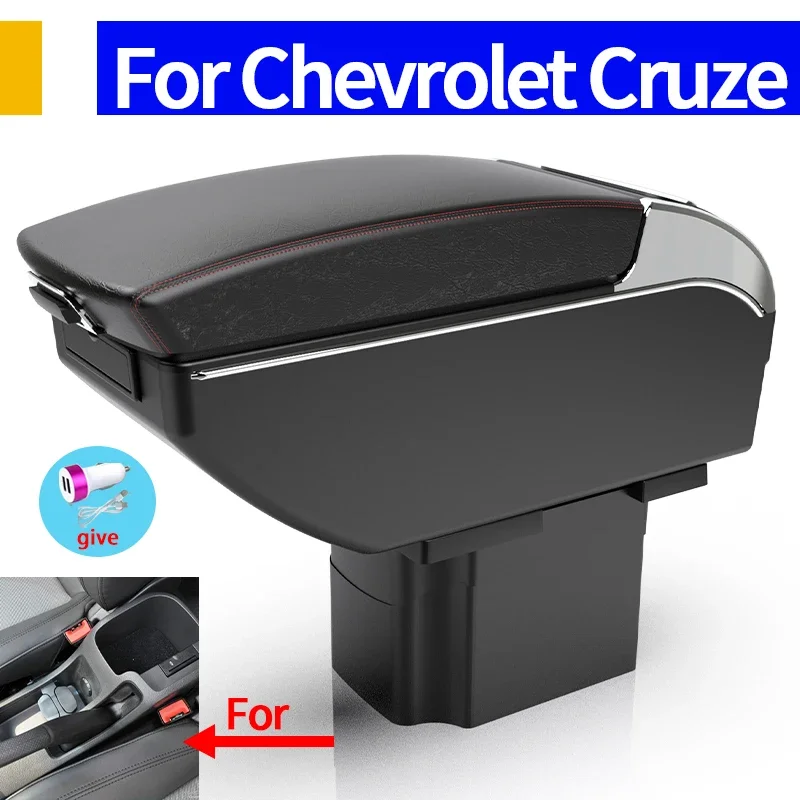 For Chevrolet Cruze Armrest For Holden Cruze Armrest Box Arm 2009-2015 Centre Console Storage Box Interior 2010 2011 2013 2014