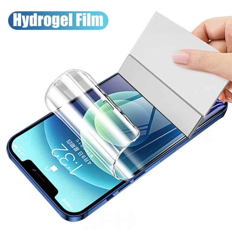 hydrogel screen protector for iphone 12 13 14 pro max tpu hydrogel screen protector