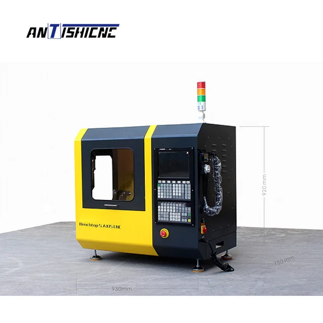 NEW China mini Stainless Steel Metal Milling Machine MX220 Type 5 axis Small CNC Milling Machine