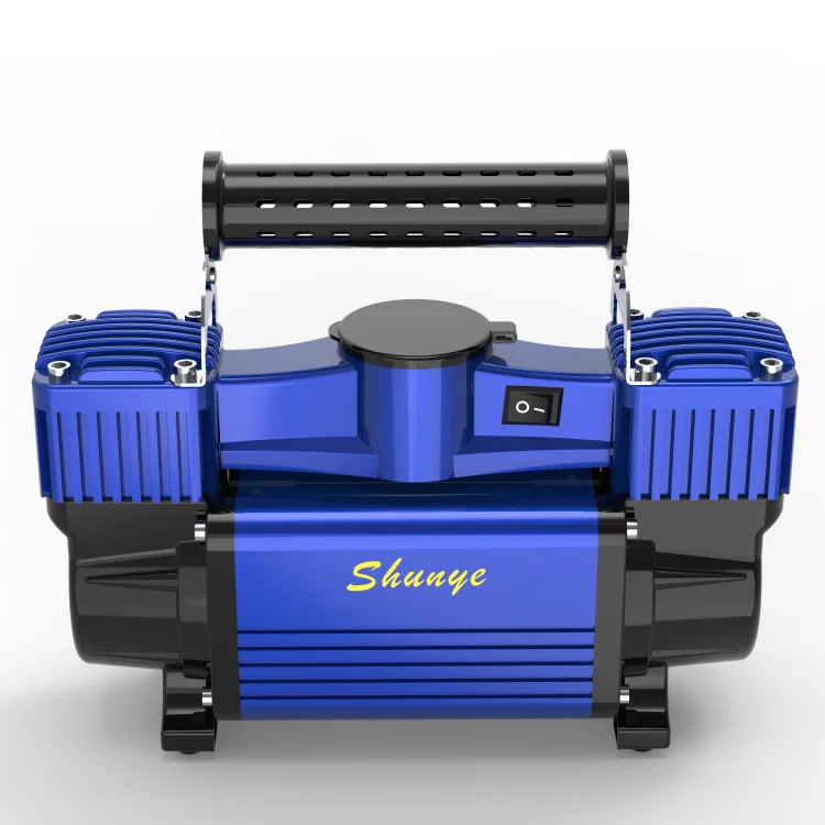 High quality heavy duty double cylinder tyre inflator portable mini electric air pump dc 12v car air compressor tire inflators