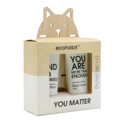 Wholesale Duo Mini Travel Hand Cream Lotion Tubes Hand Wash Hand Care Gift Set With Wooden Phone Holder