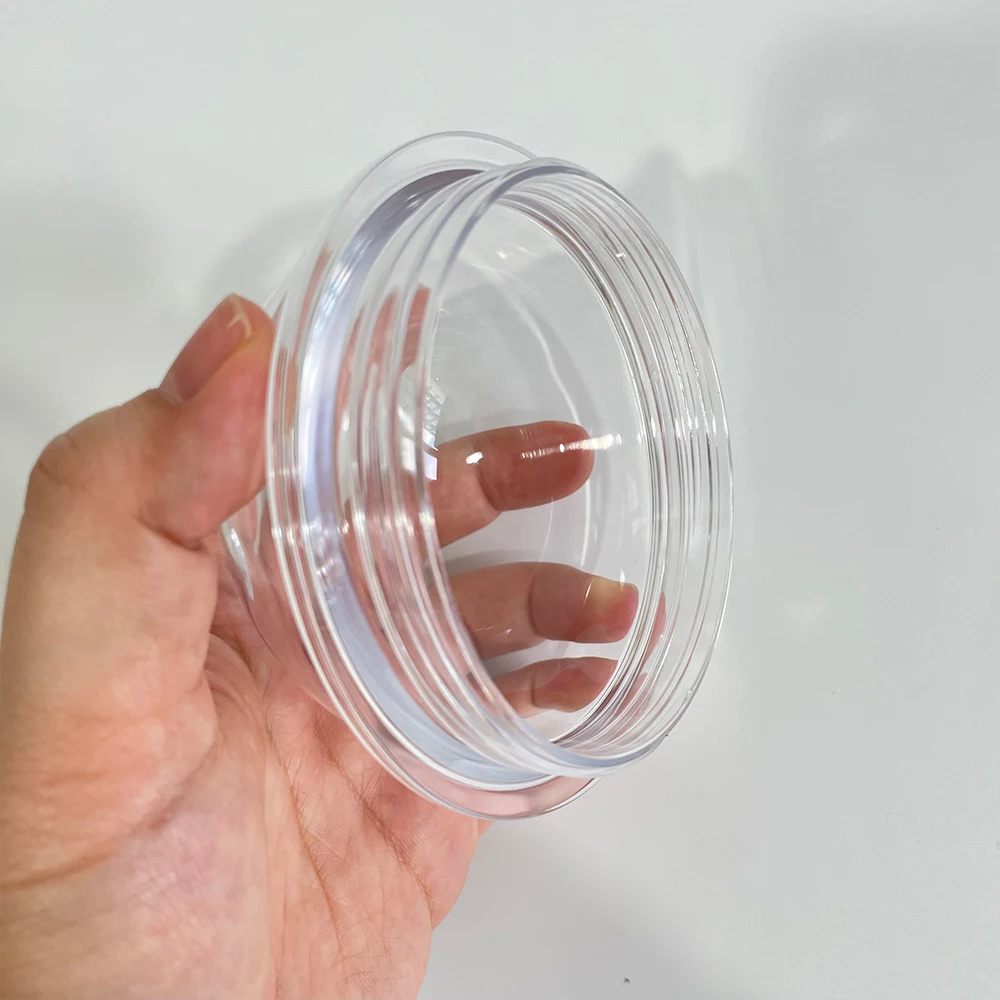 24oz Reusable Plastic Cup Manufacturer Wholesale Pre-drilled Snow Globe  Cups Plastic Acrylic Ice Cream Cone With Lid And Straw