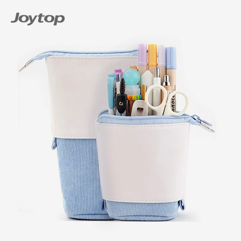 Школьный Детский вельветовый пенал Joytop на заказ выдвижной с подставкой телескопический
