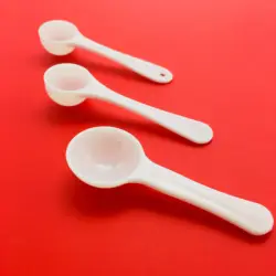 custom 1g 3g 5g 10g 25g 30g small plastic measuring spoon