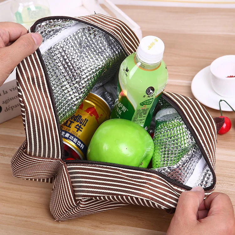 OLEI wholesale cation cute tote lunch bag for women student food insulation bags small cooler bag custom