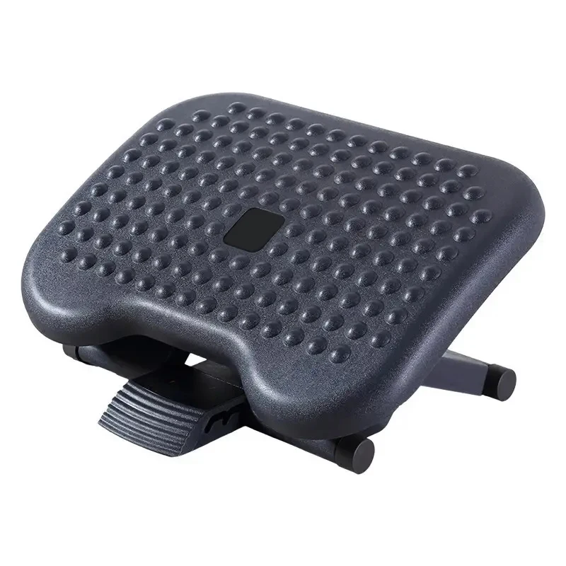 Ergonomic Height Angle Adjustable Footrest With Massage Leisure Foot Rests For Office