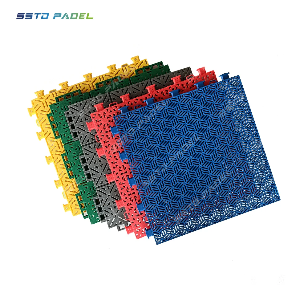Outdoor Interlocking Basketball Flooring pp tiles Basketball Court Suspended interlocking floor