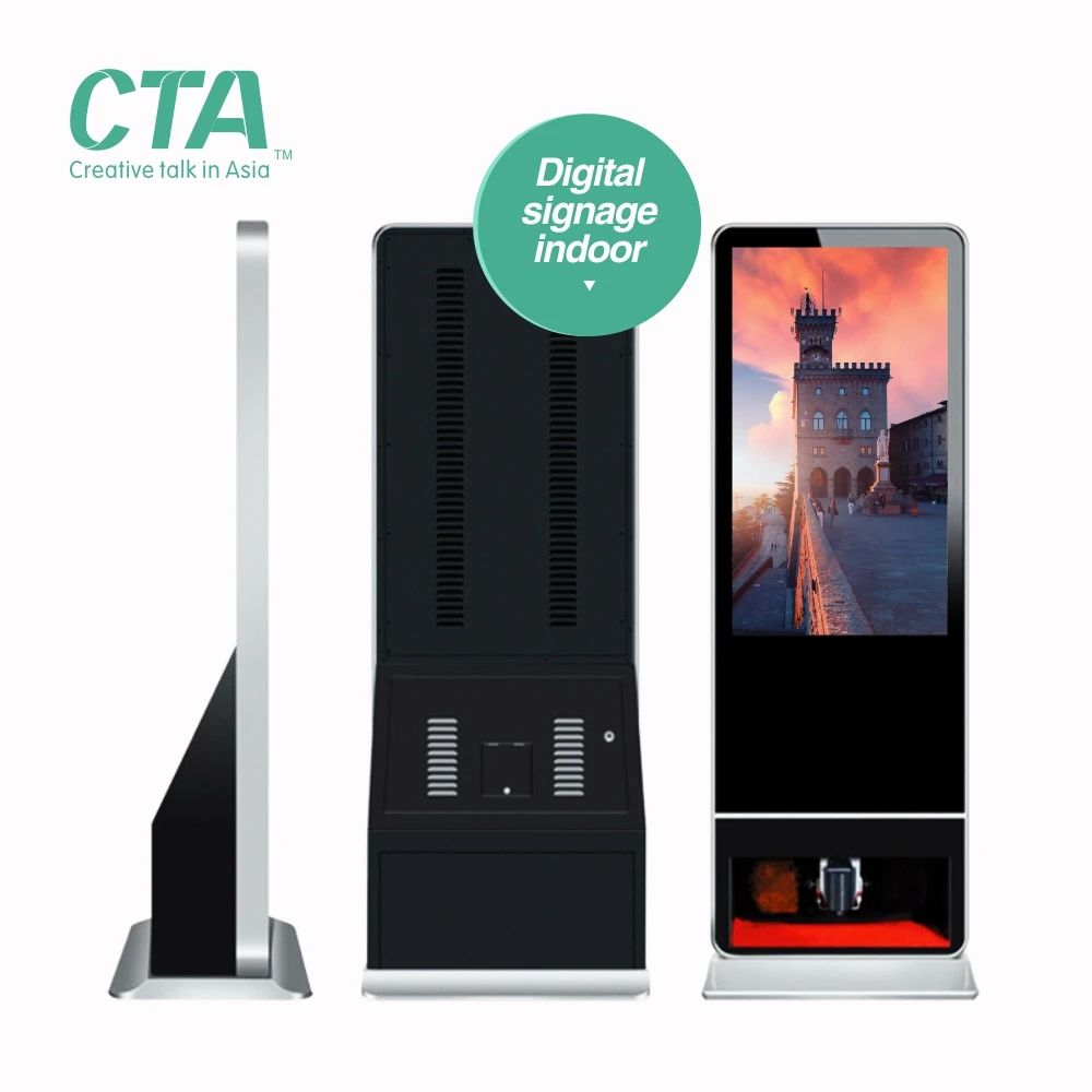 43 Inch Floor Standing LCD Multi Function Shoe Cleaning Polisher Machine