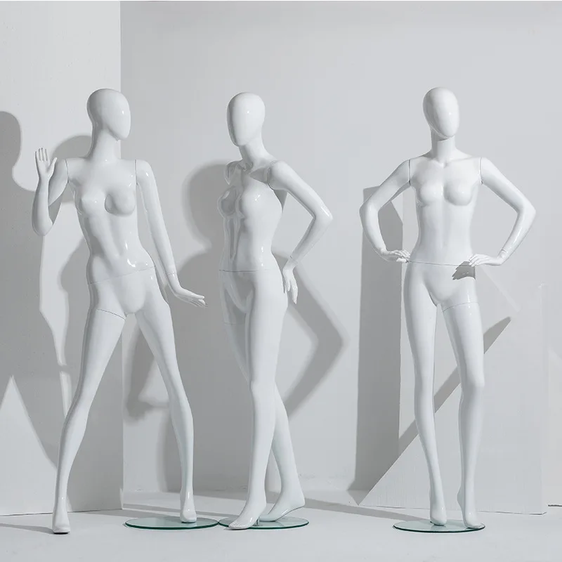 Wholesale Window white  Female Mannequins Full Body Dress Form Mannequin Women for Clothes Display