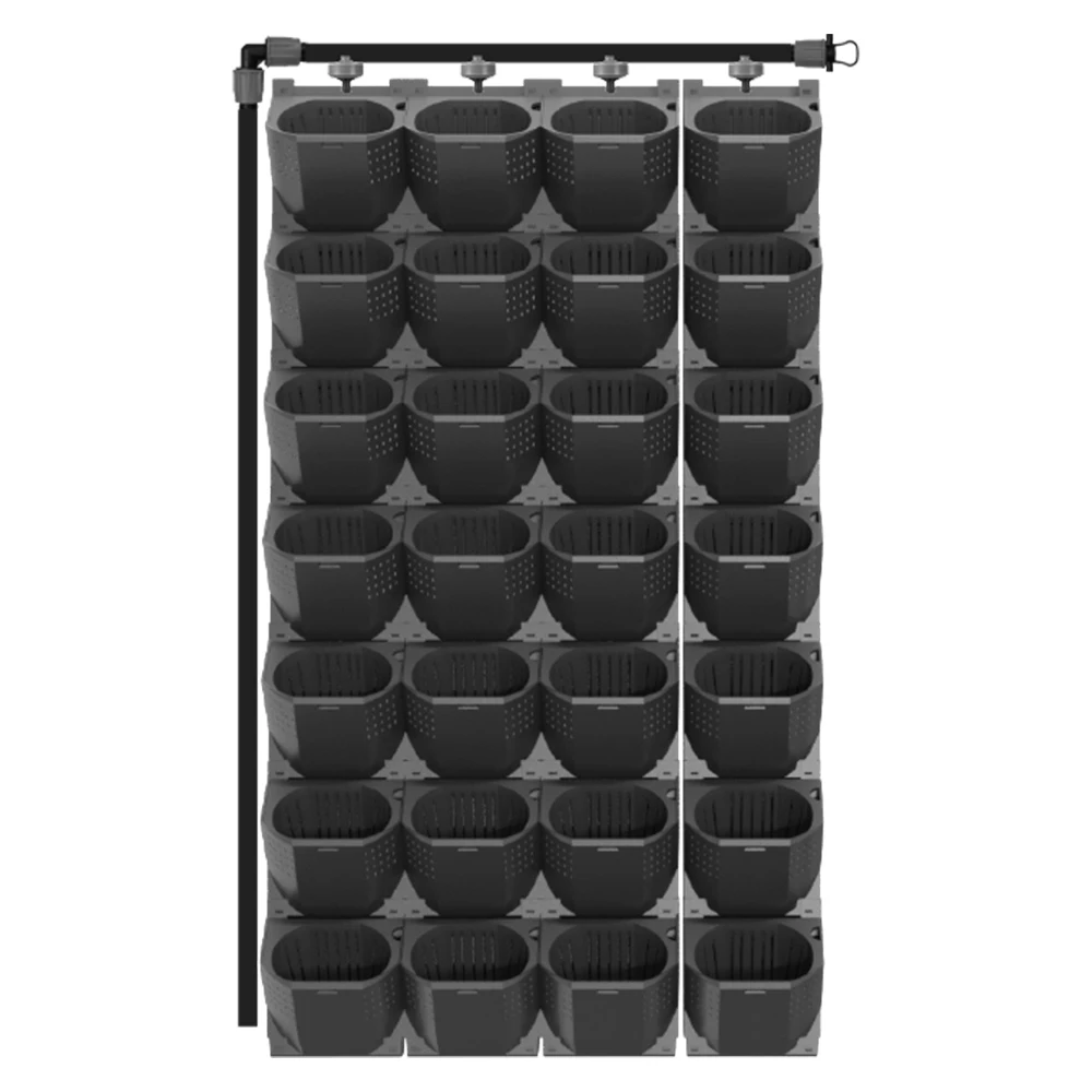 New self watering plant plastic pot hanging wall planter