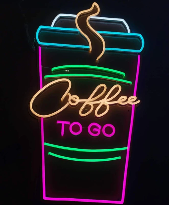 window open neon sign led store shop  business sign led neon strip sign clips