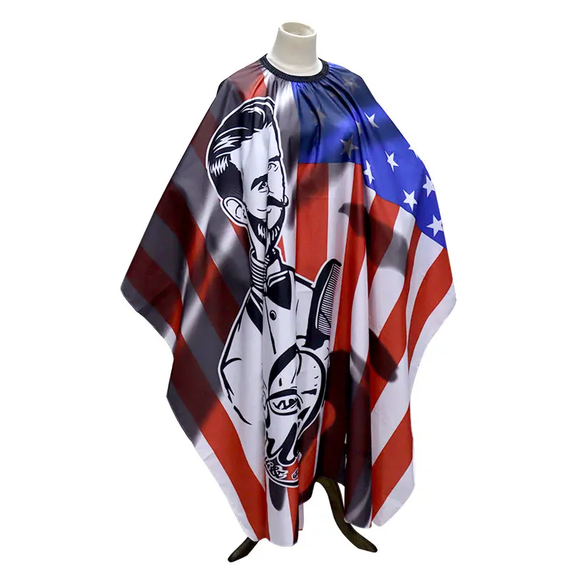 Водонепроницаемый парикмахерский накидка для стрижки волос с логотипом на заказ неопреновые Силиконовые черные накидки шею