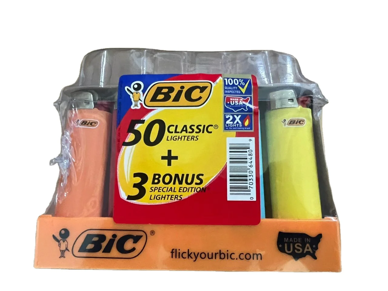 bic lighter 50+3