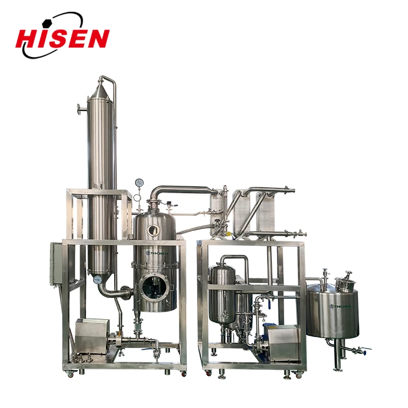 HISEN Continuous Feeding Ethanol Falling Film Evaporator