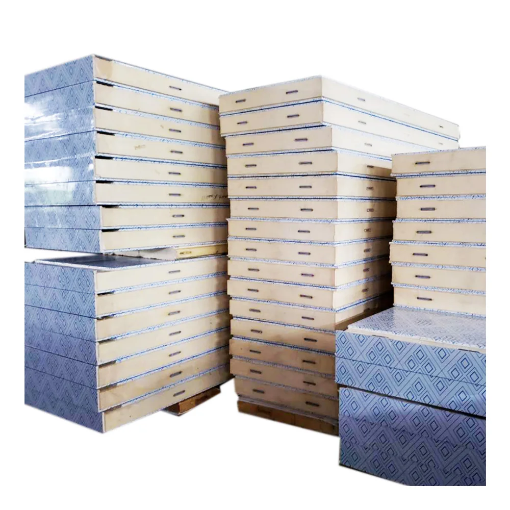 cool storage room polyurethane sandwich panel sandwich wall panel rockwool/pu panel
