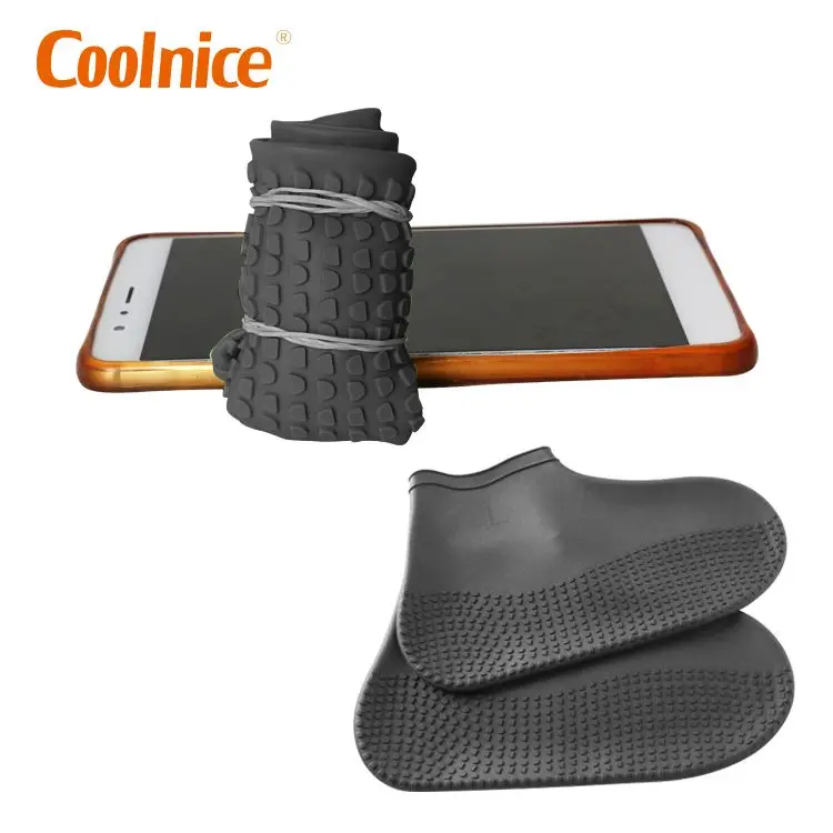Coolnice Silicone Overshoes Waterproof Non Slip Boot Shoe Cover Protectors For Rain