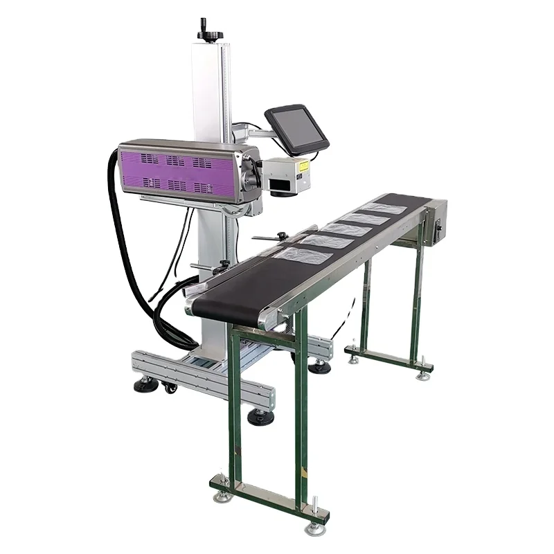 Plastic bag and Carton Stacker Feeder Paging Machine With Conveyor