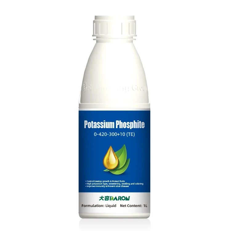 
Eco-friendly Fungicide Potassium Fertilizer K2HPO3 CAS 13492-26-7 Liquid Potassium Phosphite 