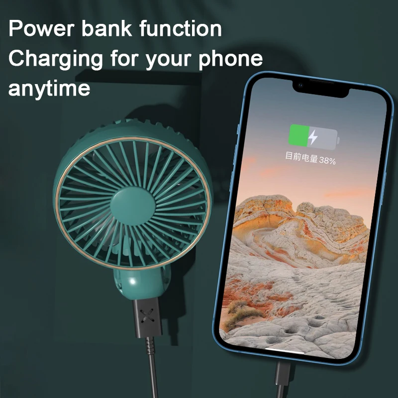 Factory Scalable Rechargeable Mini Fan Portable rotatable Handheld USB Fan Foldable Collapsible Desk Hand Fan F18